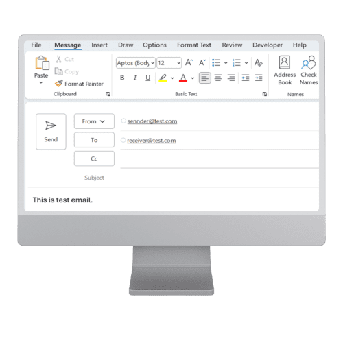 SecuFiler USP Send securely from your trusted environment (email or WebApp)